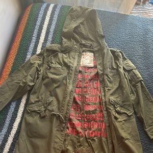 Echo Red for gap vintage army parka